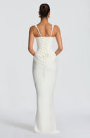 Alina | Women's Sleeveless Bodycon Corset Maxi Wedding Guest Dress