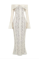 Lucy | Women's Lace Off-Shoulder Maxi Summer Dress