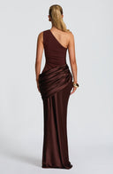Ophelia | Women's One-Shoulder Maxi Wedding Guest Dress