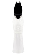 Sloane | Women's Sleeveless Backless Ruched Bodycon Maxi Dress